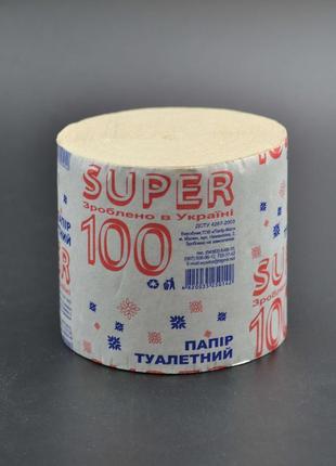 Туалетний папір "СУПЕР 100" / 8шт