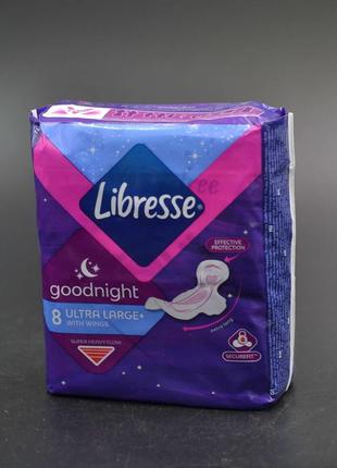 Прокладки "Libresse" / Goodnight / Ultra large / 8шт