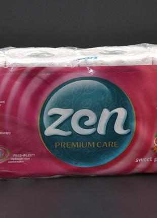 Туалетная бумага "ZEN" / Premium / гранат / 3-слойная / 19м / ...