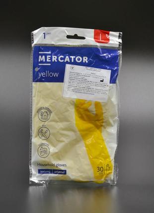 Перчатки резиновые "Ideal/MERCATOR" / размер - L/ 1 пара