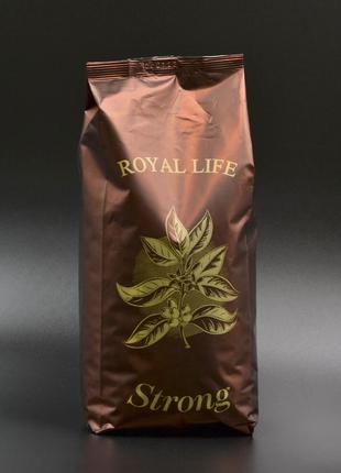 Кофе в зернах "Royal Life" / 70% Робуста, 30% Арабика / 1кг