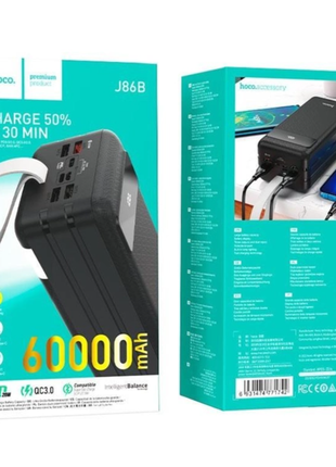 Повербанк Power Bank Hoco J86B 60000 mAh 22.5W