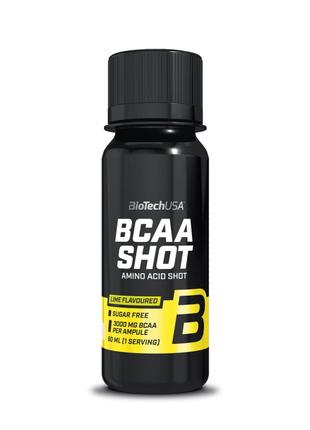 Аминокислота BCAA BioTech BCAA Shot, 60 мл - лайм