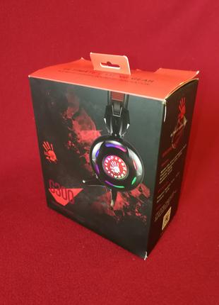 Гарнітура A4Tech G300 Bloody Black+Red