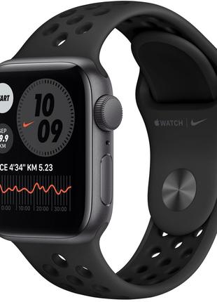 Смарт-часы Apple Watch SE Nike 44mm GPS Space Gray Aluminum Ca...