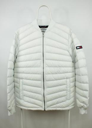 Стильний пуховик куртка tommy hilfiger white down jacket men's