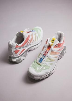 Кросівки salomon xt-4 og white/green ash/coral - 45 1/3