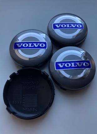 Ковпачки заглушки на литі диски Вольво Volvo 64 мм 3546923 313...
