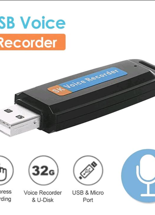 USB цифровой Аудио Диктофон мини диктофон активированный рекордер