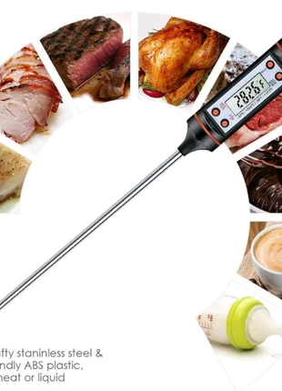 Food Baking Digital Kitchen Thermometer Electronic Probe Type Liq