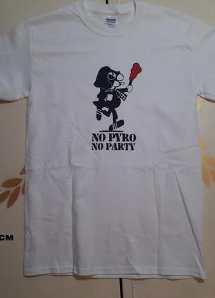 No pyro, no party gildan футболка размер s