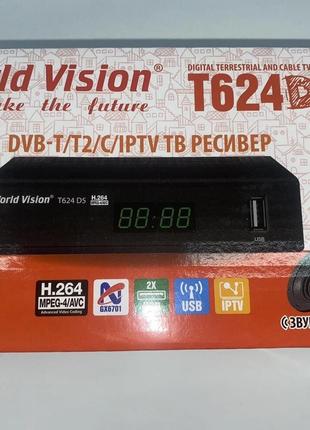 Эфирный тюнер World Vision T624D5 (DVB-T2)