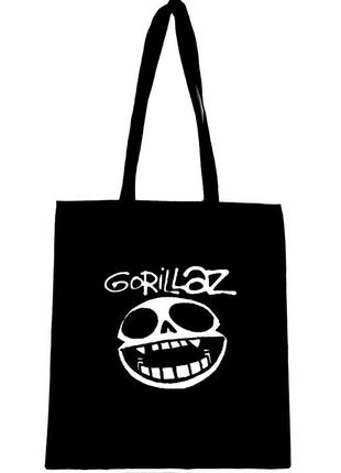Эко сумка шоппер шоппер борба с принтом " gorillaz "