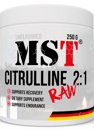 Амінокислота MST Citrulline Raw, 250 грам