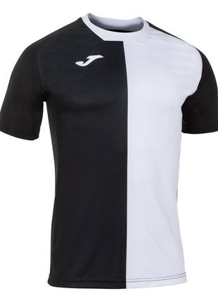 Футболка Joma CITY T-SHIRT BLACK-WHITE S/S черный,белый XL 101...
