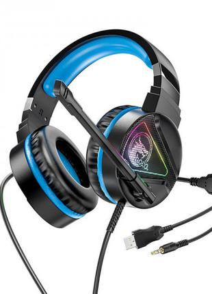 Наушники Hoco W104 Drift gaming headphones Blue