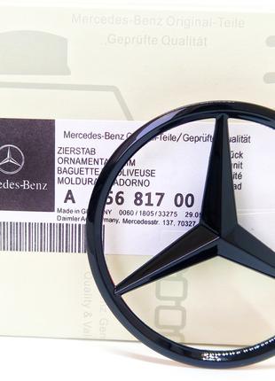 Эмблема Mercedes-Benz A1568170016 GLA X156 Черный глянец