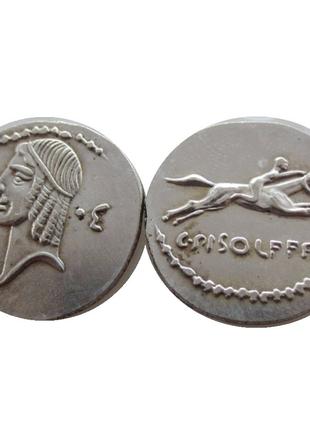 Давньоримська срібна монета,зинський денарій сувенір