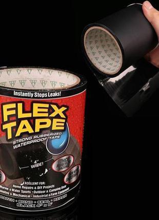 Прочная, прорезиненная, водонепроницаемая лента Flex Tape 10х1...