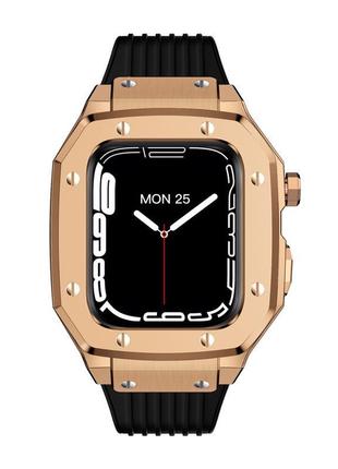 Чохол Case Band for Apple Watch 42/44/45 Black - rose gold