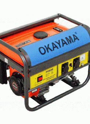 Генератор бензиновый Okayama PT-3800 (3.8 кВт 100% Медная обмо...