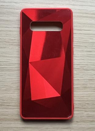 Samsung Galaxy S10 Plus чехол Red противоударный, красный, 3D ...