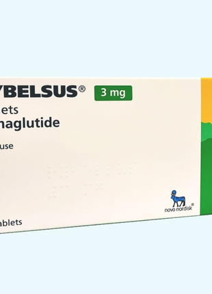 Семаглутид Рібелсус Rybelsus 3 mg 10 шт рибелсус семаглютид