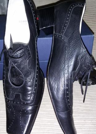 Кожаные демисезонные туфли немецкого бренда lloyd, 40 размер (...