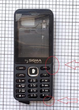 Корпус Sigma X-style 31 Power для телефона Б/У черный №2