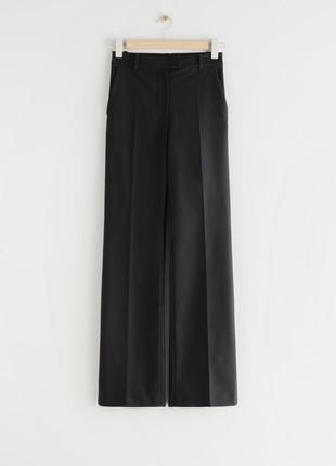 Штани &amp; other stories fitted press crease zip-cuff trousers