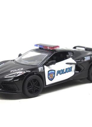 Машинка металлическая Kinsmart "Chevrolet Corvette Police"
