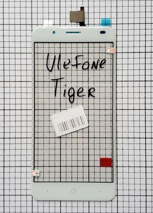 Тачскрин Ulefone Tiger сенсор для телефона белый