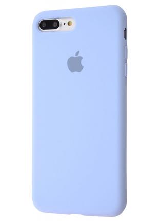 Чехол Silicone Case Full iPhone 7 Plus/8 Plus lilac cream