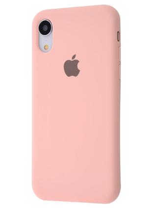 Чехол Silicone Case Full iPhone Xr pink sand