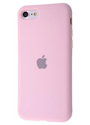 Чехол Silicone Case Full iPhone 7/8/SE 2 chalk pink