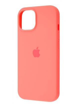 Чехол Silicone Case Full iPhone 15 barbie pink