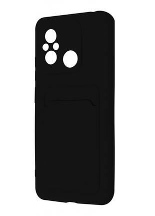 Чехол WAVE Colorful Pocket Xiaomi Redmi 12C black