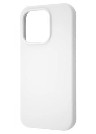 Чехол WAVE Full Silicone Cover iPhone 15 white