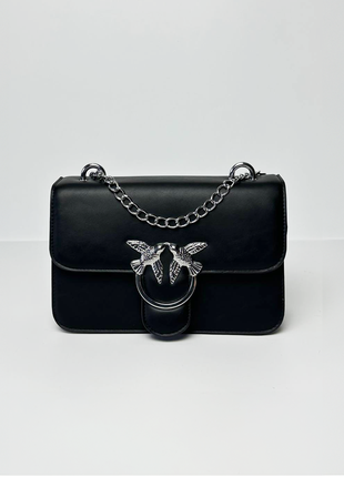 Женская сумка pinko mini love bag icon simply black 21 х 6 х 1...