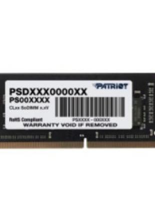 Модуль памяти для ноутбука SoDIMM DDR4 4GB 2666 MHz Patriot (P...