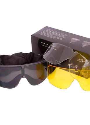Тактические очки с прозрачным визором