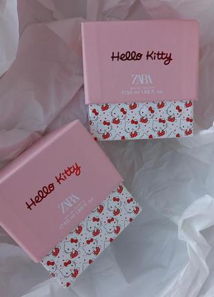Zara hello kitty парфюм для девочки, оригинал испания!