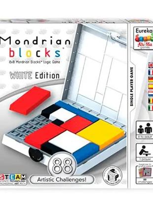 Головоломка Блоки Мондриана (белый) Ah!Ha Mondrian Blocks Eureka