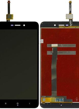 Дисплей (LCD) Xiaomi Redmi 4A с сенсором черный оригинал