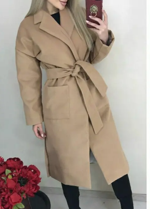Жіноче пальто кашемір на підкладці 42-46 універсал av6-1039lве