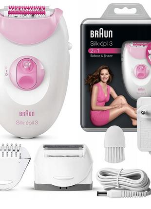 Эпилятор Braun SE 3274 розовый