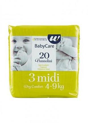 Подгузники для детей midi dry comfort 4-9 кг 20 шт