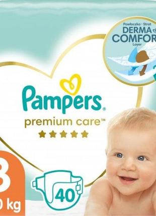 Pampers детские одноразовые подгузники premium care размер 3 m...