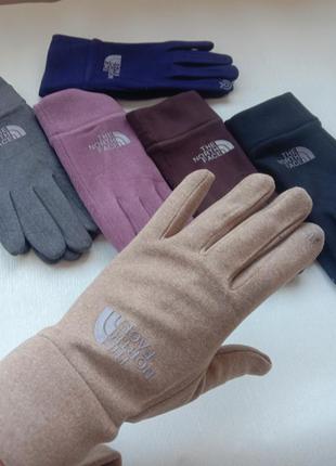 Молодежные перчатки перчатки свет бежевые, сенсорные