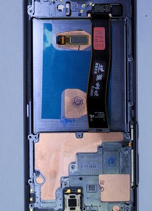 Дисплей (экран) Samsung S20 Ultra, G988B с рамкой Gray оригина...